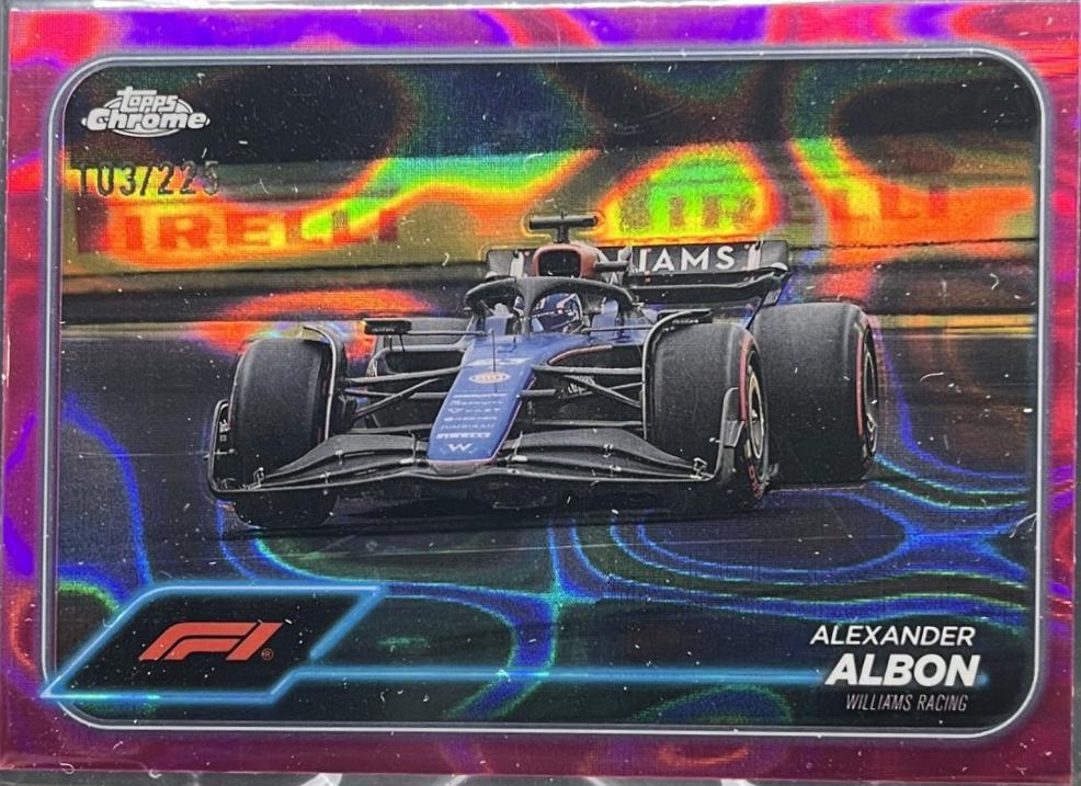 Alexander Albon [Fuchsia Lava Refractor] #91