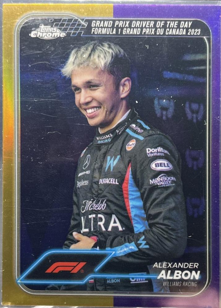 Alexander Albon [Gold Purple Refractor] #166