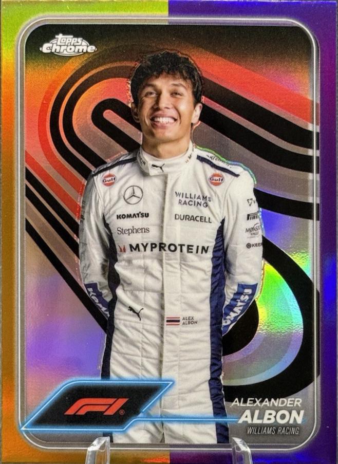 Alexander Albon [Gold Purple Refractor] #19