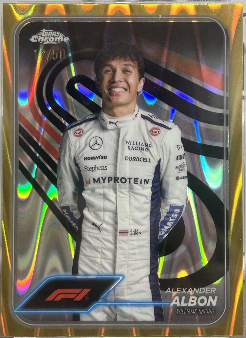 Alexander Albon [Gold RayWave Refractor] #19