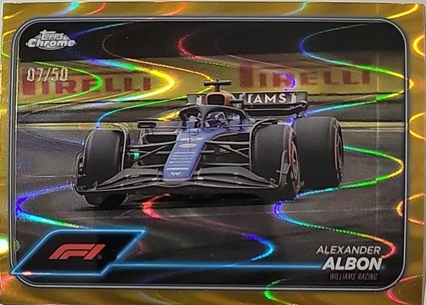 Alexander Albon [Gold RayWave Refractor] #91