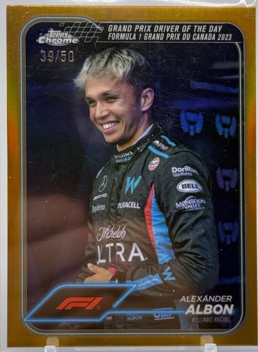Alexander Albon [Gold Refractor] #166