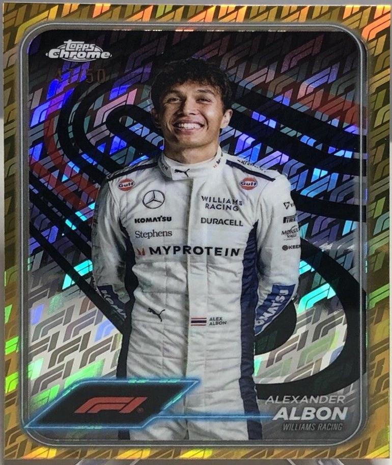 Alexander Albon [Gold Refractor] #19