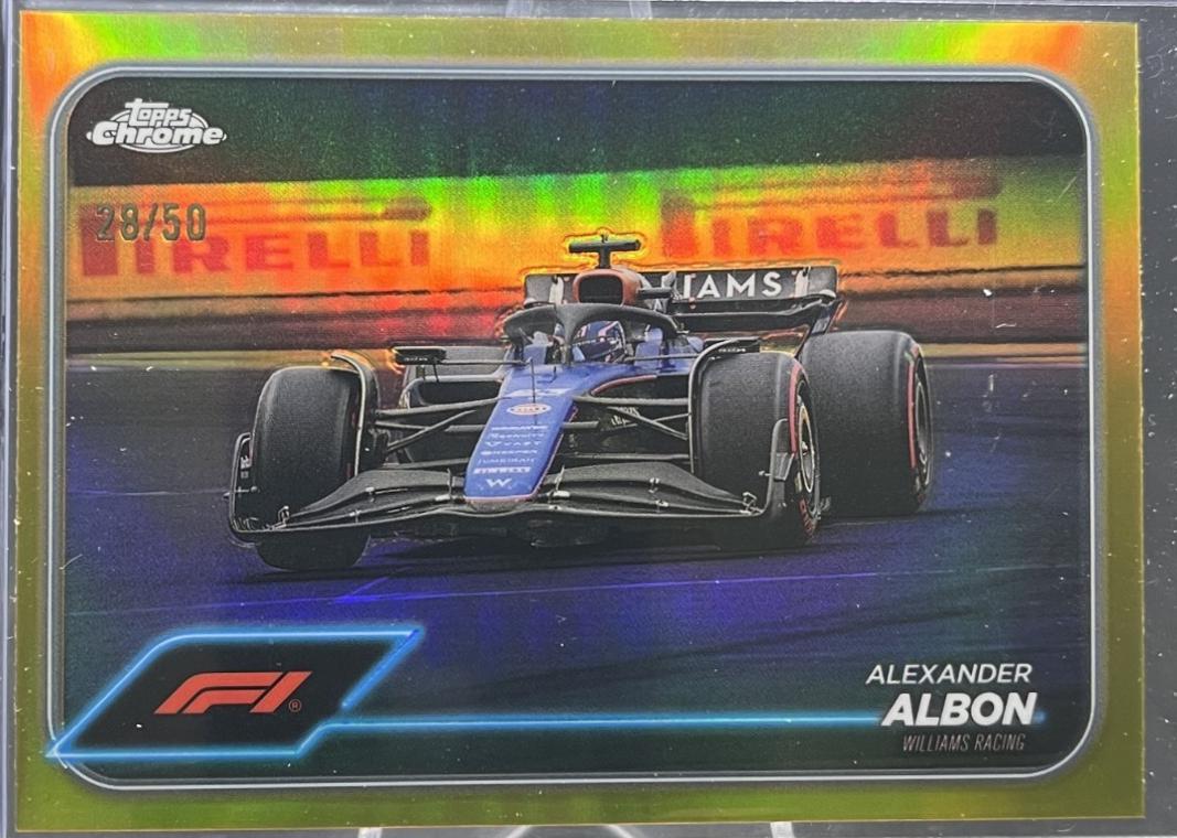 Alexander Albon [Gold Refractor] #91