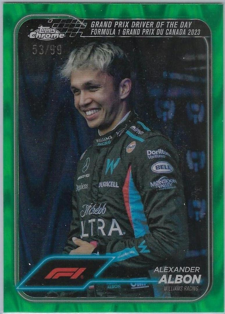 Alexander Albon [Green RayWave Refractor] #166