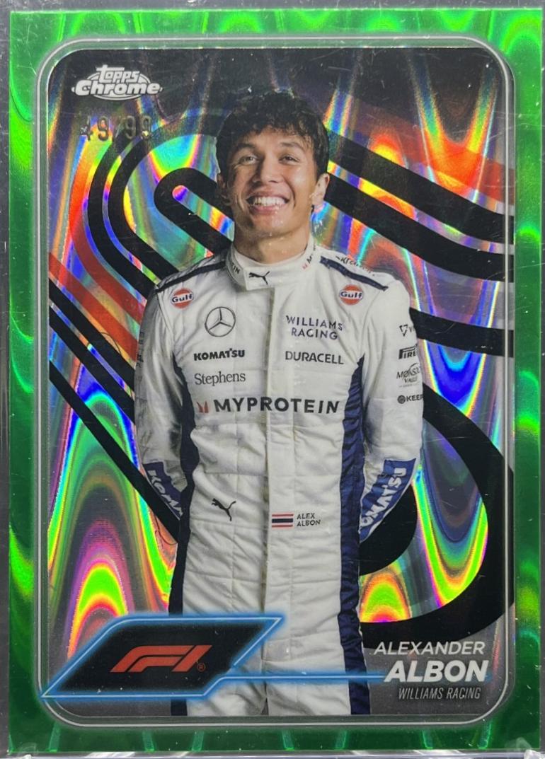Alexander Albon [Green RayWave Refractor] #19