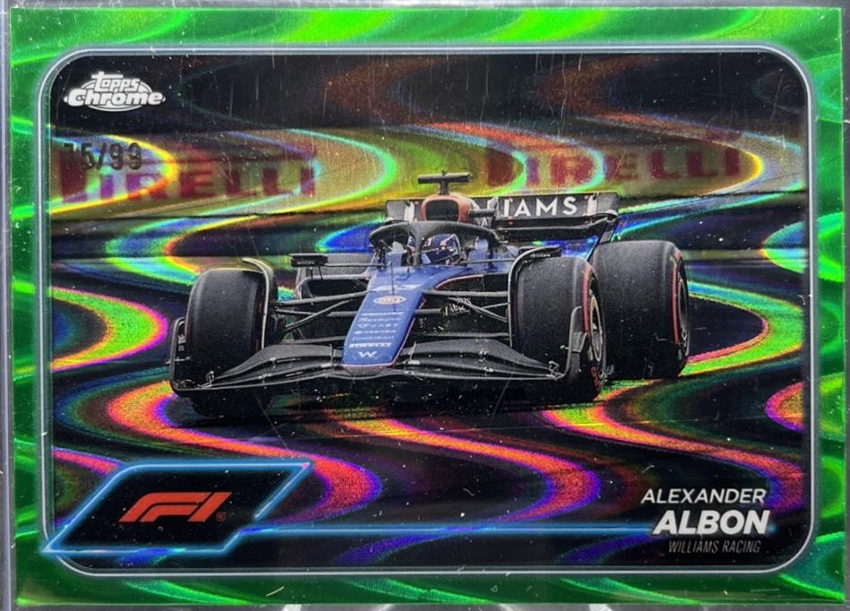 Alexander Albon [Green RayWave Refractor] #91