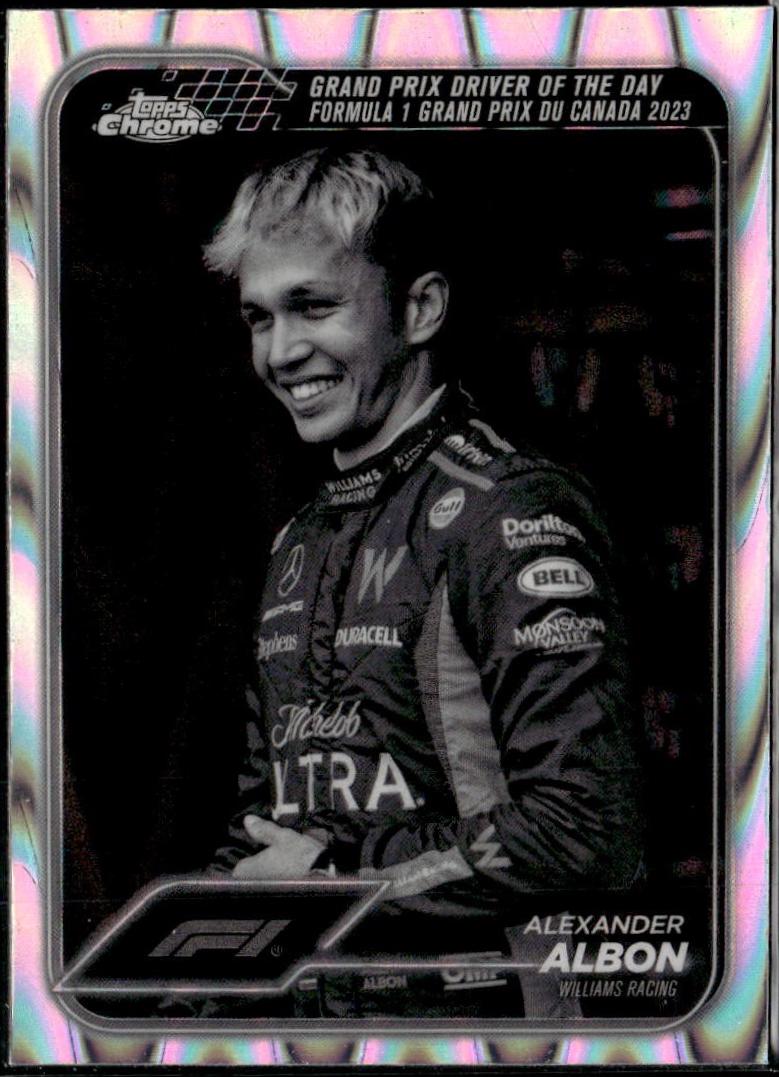 Alexander Albon [Orange RayWave Refractor] #166