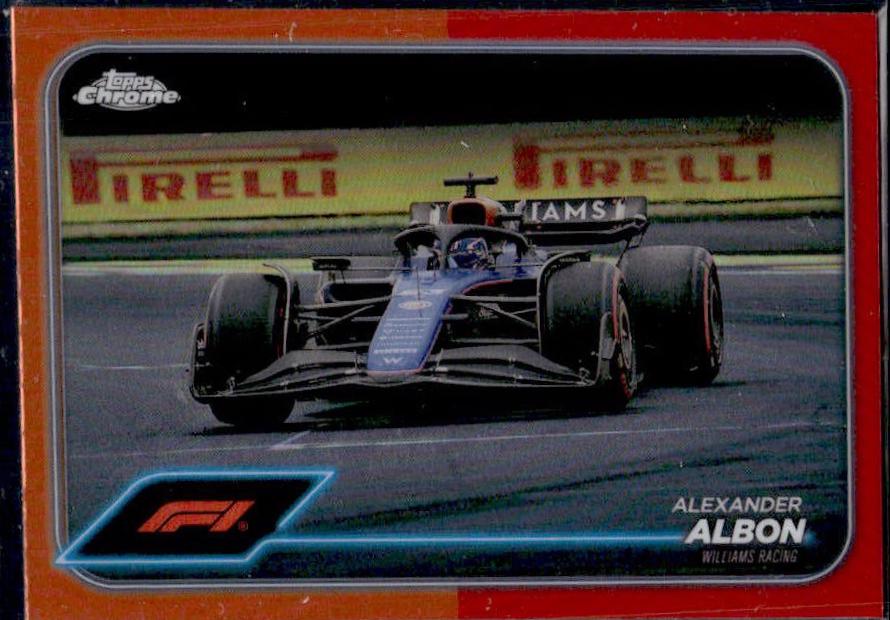 Alexander Albon [Orange Red Refractor] #91