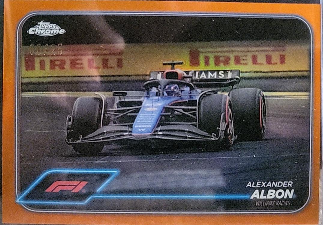 Alexander Albon [Orange Refractor] #91