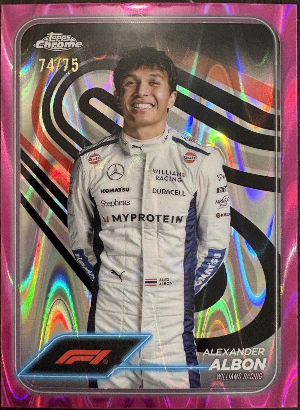 Alexander Albon [Pink RayWave Refractor] #19