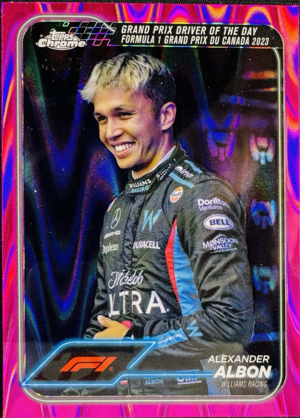 Alexander Albon [Pink Refractor] #166