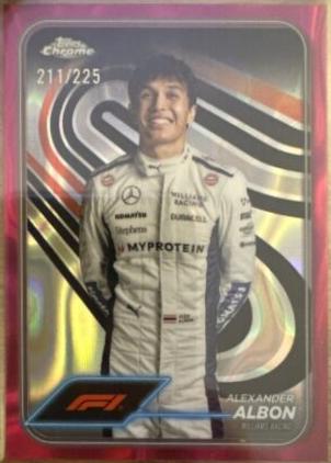 Alexander Albon [Pink Refractor] #19