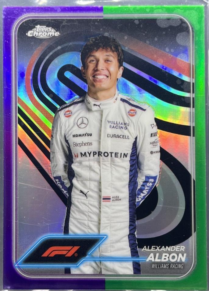 Alexander Albon [Purple Green Refractor] #19