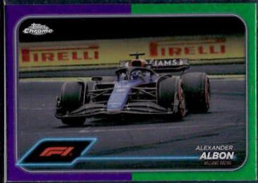 Alexander Albon [Purple Green Refractor] #91