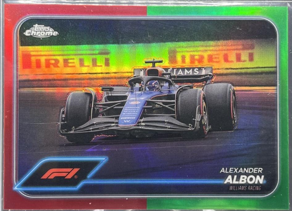 Alexander Albon [Red Green Refractor] #91
