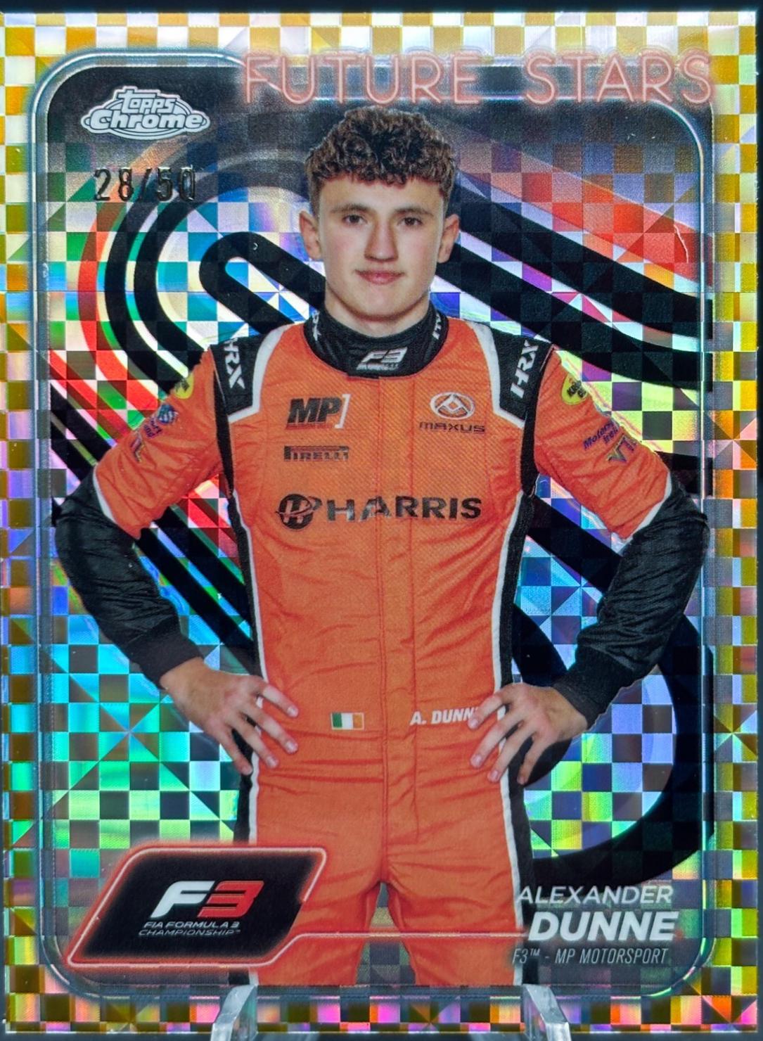Alexander Dunne [Checker Flag Gold Refractor] #51