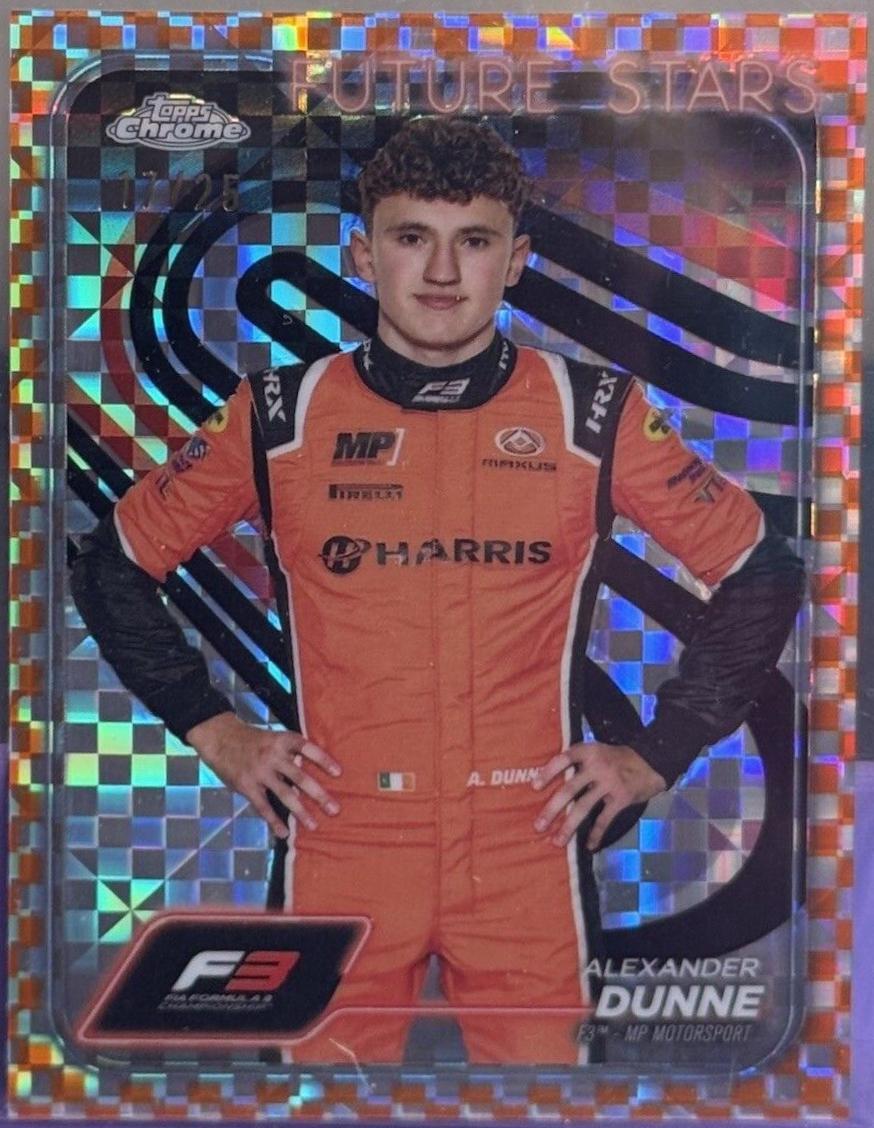 Alexander Dunne [Checker Flag Orange Refractor] #51
