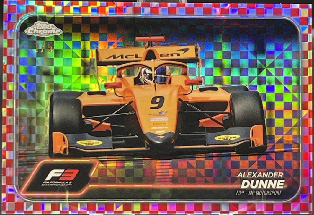 Alexander Dunne [Checker Flag Red Refractor] #123