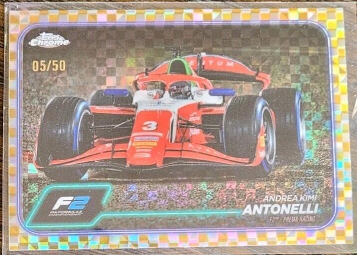 Andrea Kimi Antonelli [Checker Flag Gold Refractor] #94