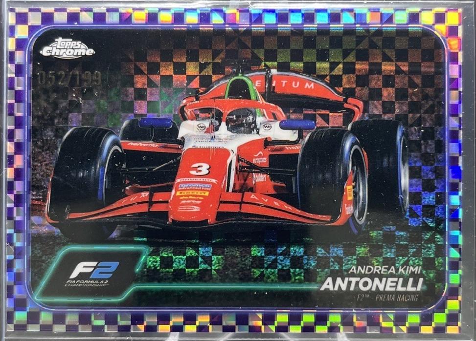 Andrea Kimi Antonelli [Checker Flag Purple Refractor] #94