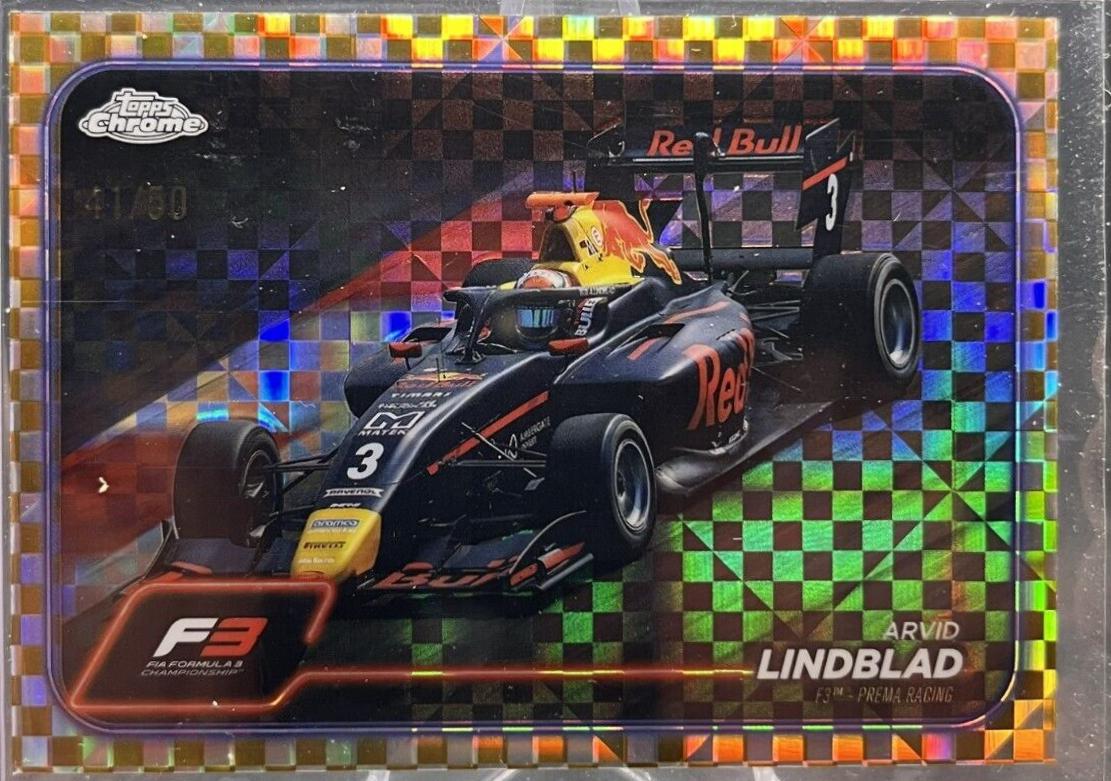 Arvid Lindblad [Checker Flag Gold Refractor] #117