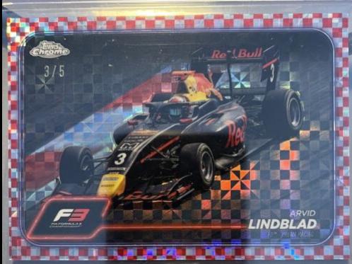 Arvid Lindblad [Checker Flag Red Refractor] #117