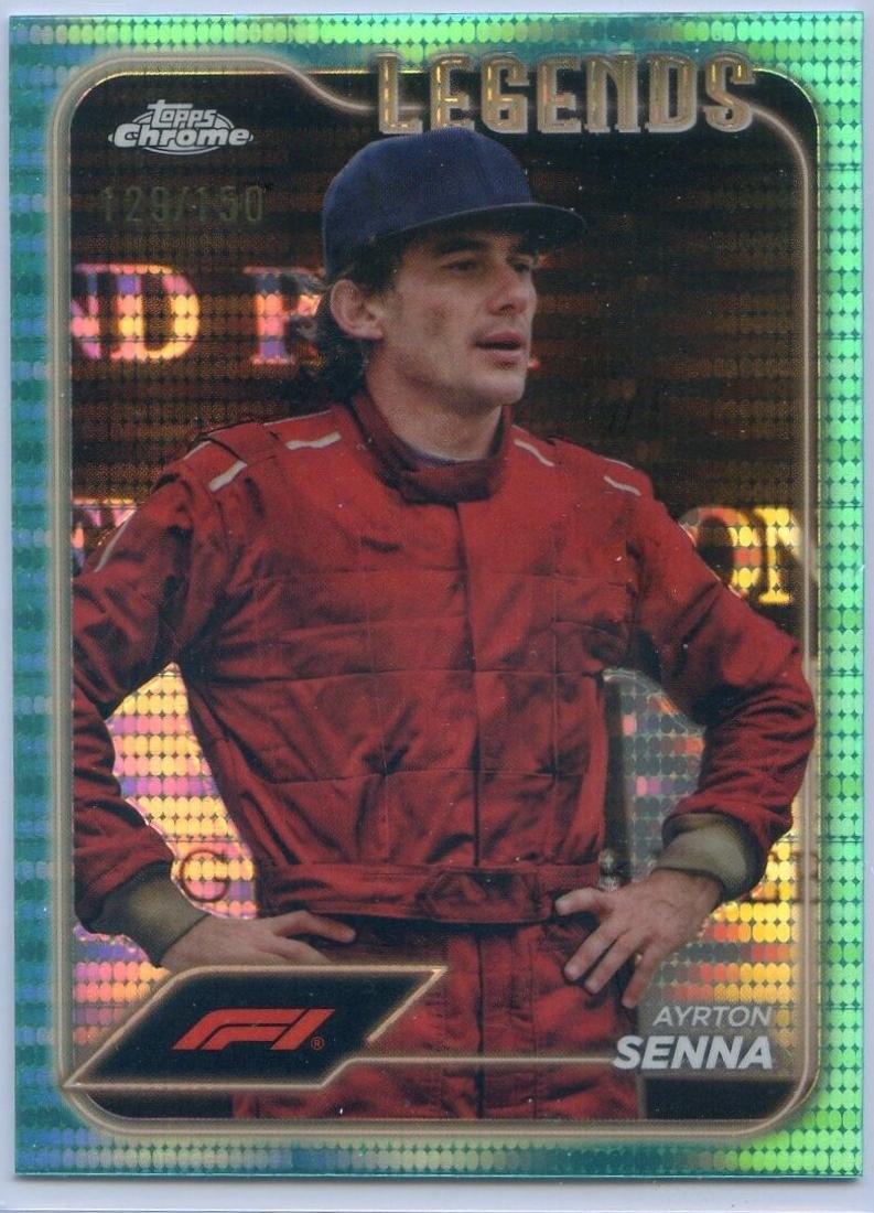 Ayrton Senna [Aqua Sonar Refractor] #188