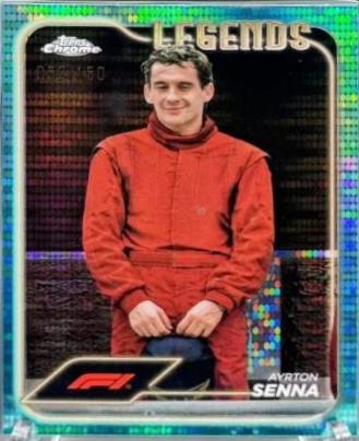 Ayrton Senna [Aqua Sonar Refractor] #193