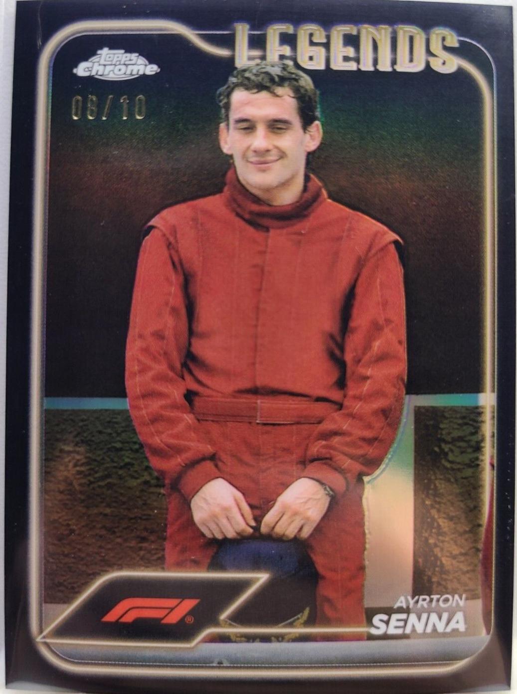 Ayrton Senna [Black Refractor] #193