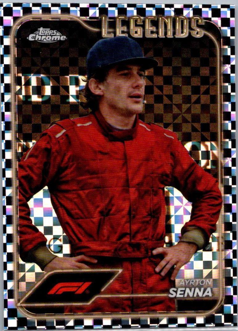 Ayrton Senna [Checker Flag Refractor] #188