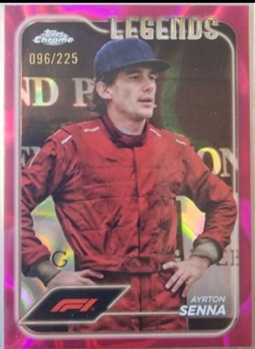 Ayrton Senna [Fuchsia Lava Refractor] #188