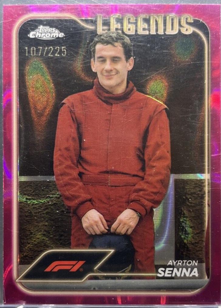 Ayrton Senna [Fuchsia Lava Refractor] #193