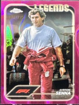 Ayrton Senna [Fuchsia Lava Refractor] #198