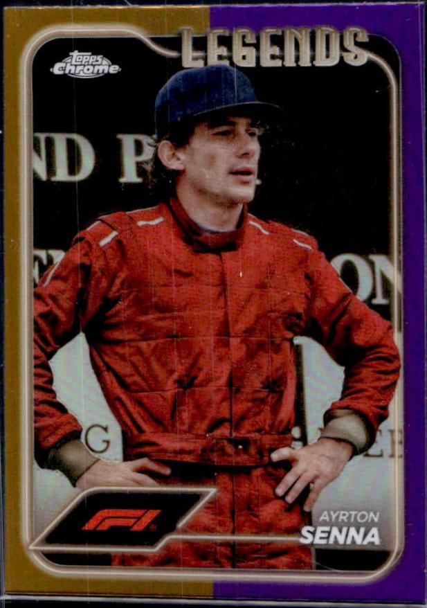 Ayrton Senna [Gold Purple Refractor] #188