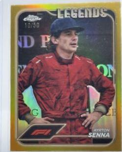 Ayrton Senna [Gold Refractor] #188