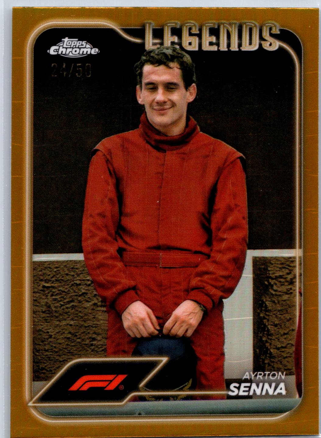 Ayrton Senna [Gold Refractor] #193