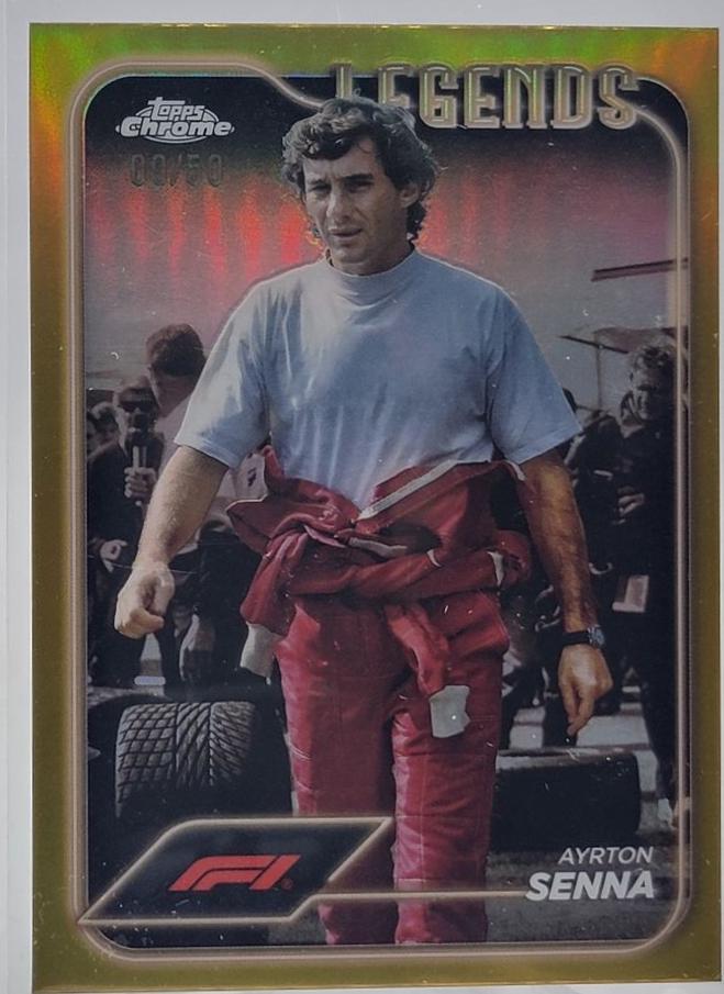 Ayrton Senna [Gold Refractor] #198