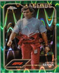 Ayrton Senna [Green RayWave Refractor] #198