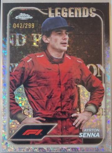 Ayrton Senna [Mini Diamond Refractor] #188