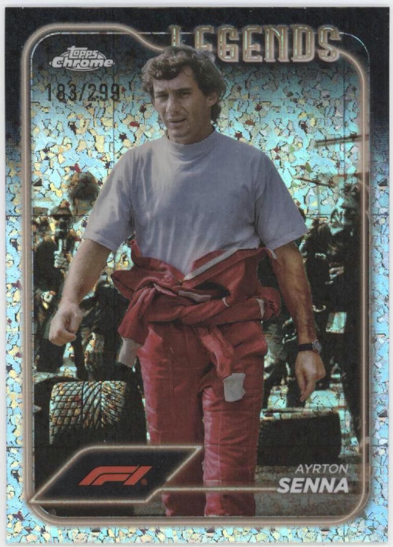 Ayrton Senna [Mini Diamond Refractor] #198