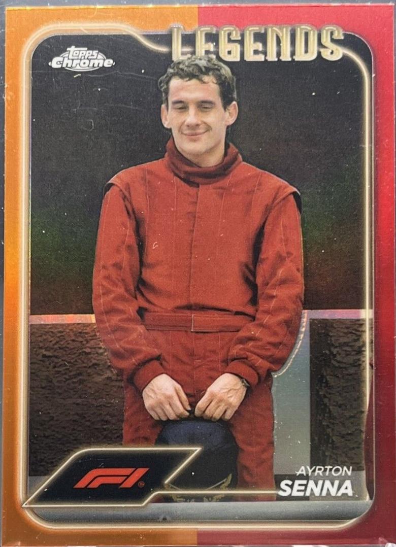 Ayrton Senna [Orange Red Refractor] #193
