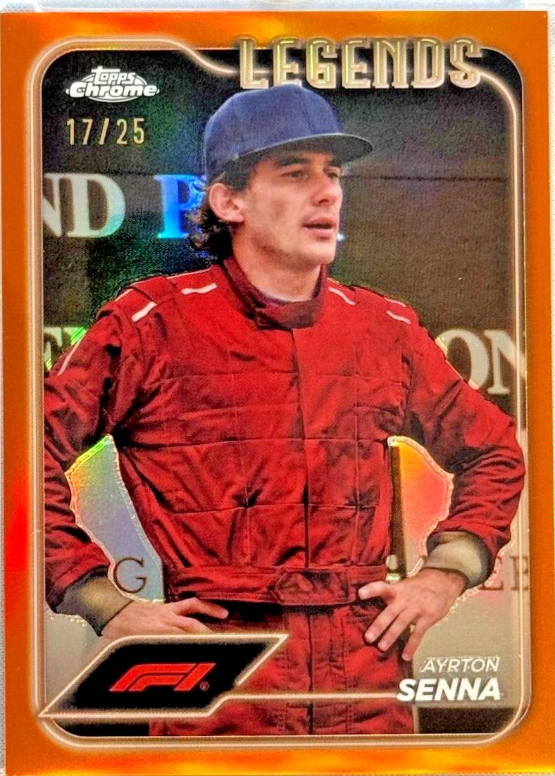 Ayrton Senna [Orange Refractor] #188