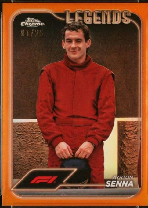 Ayrton Senna [Orange Refractor] #193