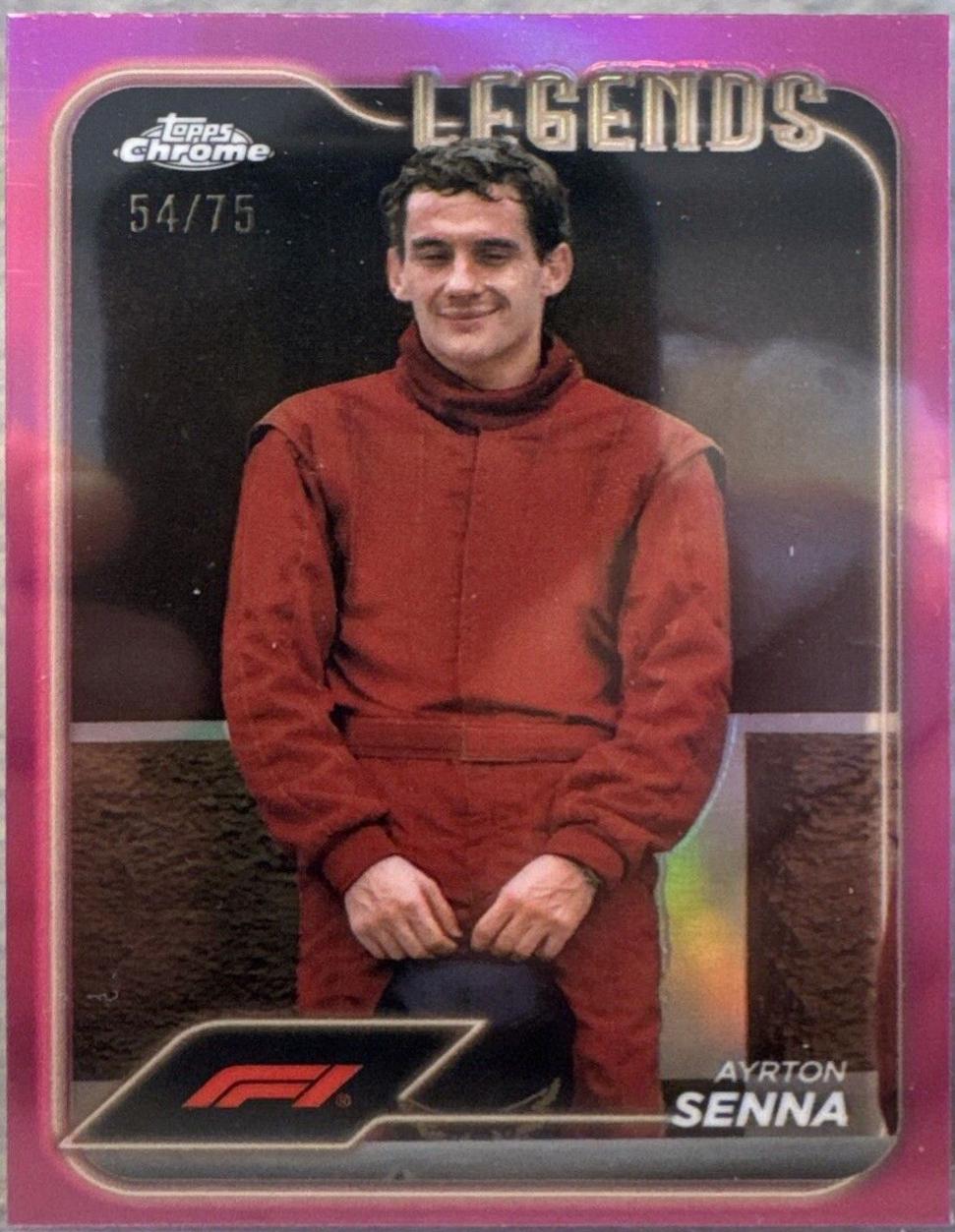 Ayrton Senna [Pink Refractor] #193