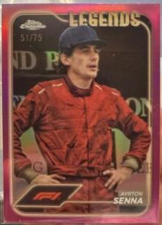 Ayrton Senna [Pink Refractor] #198