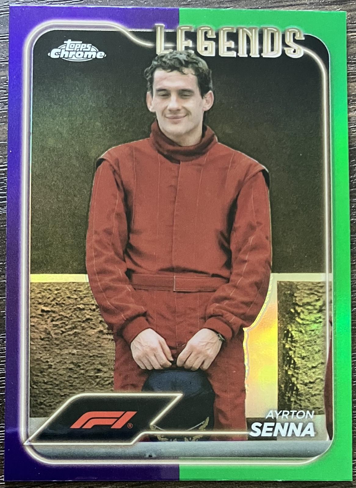 Ayrton Senna [Purple Green Refractor] #193