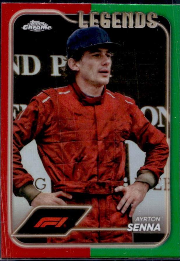 Ayrton Senna [Red Green Refractor] #188