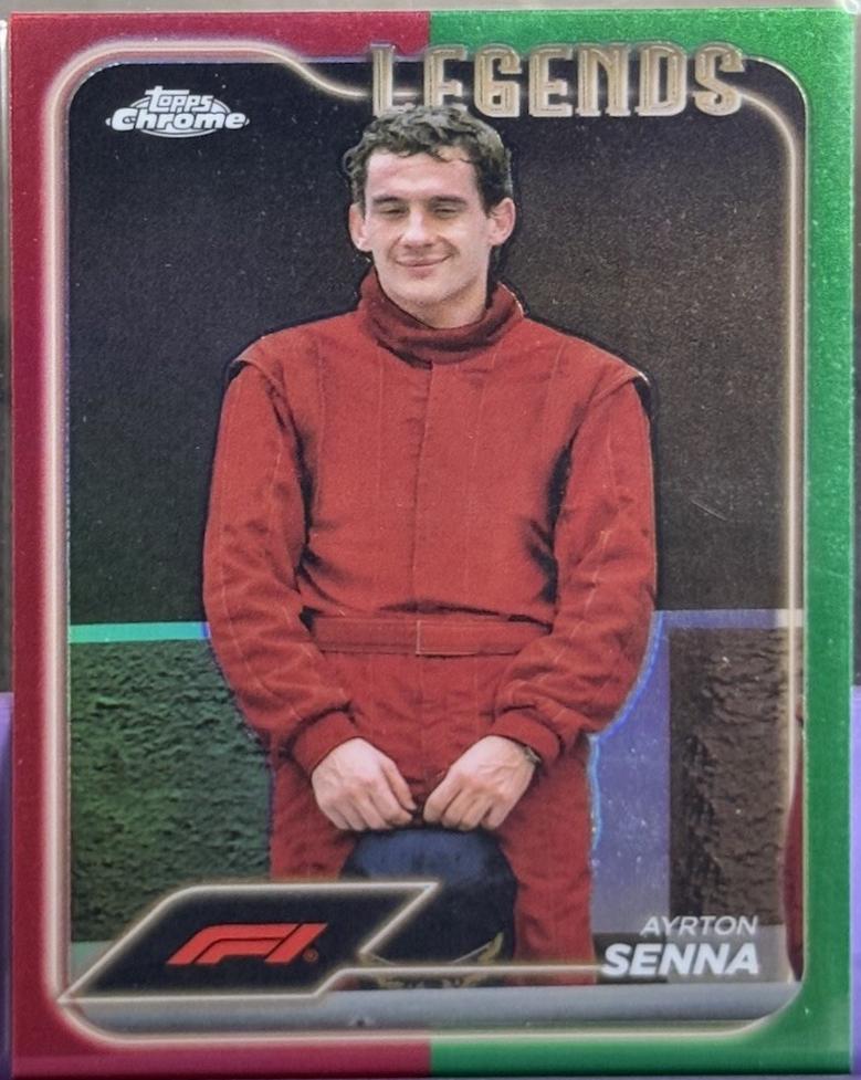 Ayrton Senna [Red Green Refractor] #193