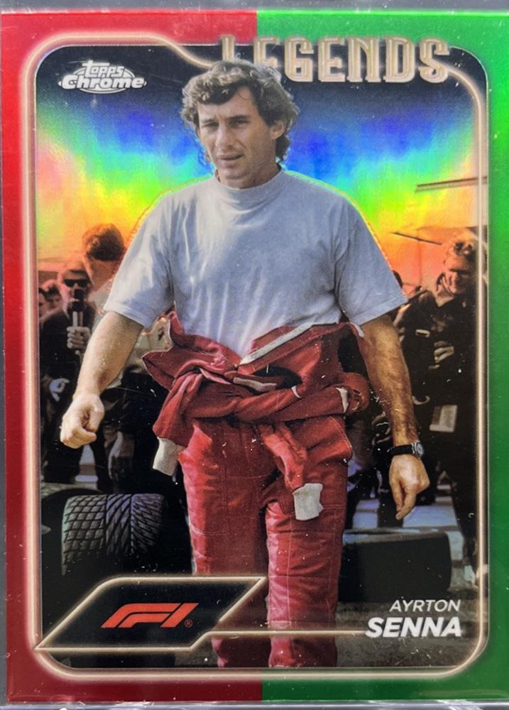Ayrton Senna [Red Green Refractor] #198